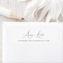 Search for black tie return address labels Classic