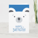 Search for polar bear birthday cards Children