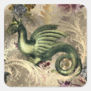 Search for vintage dragon stickers Green