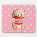 Recherche de peluches tapis souris Dessin animé