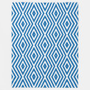 Search for cobalt blue blankets Geometric