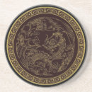 Recherche de dragon chinois dessous de verres Oriental