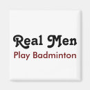 Recherche de badminton magnete Joueur de badminton
