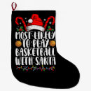 Search for basketball christmas stockings Xmas