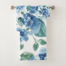 Search for hydrangea bath towels Watercolor