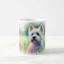 Search for west highland white terrier mugs Watercolor