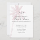 Search for blush wedding invitations Tropical