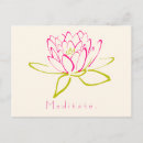 Recherche de symboles bouddhistes cartes postales Fleur de lotus