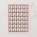 Recherche de coccinelle rose cartes postales Dame