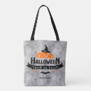 Search for orange and black halloween bags Jack o lantern
