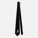 Search for running ties Silhouette
