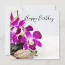 Search for orchid birthday cards Purple