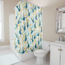 Search for blue willow shower curtains Retro