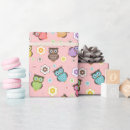 Recherche de chouette papier cadeau Animaux de la forêt