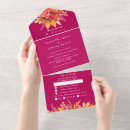 Search for magenta pink wedding invitations Trendy