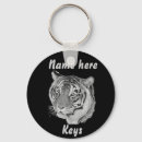 Search for tiger portrait keychains Wild animals