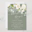 Search for sage bridal shower invitations Rustic