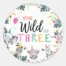 Search for third party stickers Young wild and three