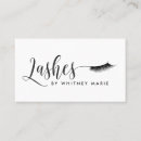 Recherche de eyelash extensions cartes visite Minimaliste