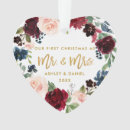 Recherche de coeur floral ornements Marié