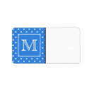 Search for blue dots return address labels Pattern