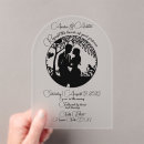 Search for tree silhouette wedding invitations Black