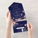 Search for navy blue and blush pink wedding invitations Burgundy
