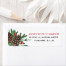 Search for pinecone return address labels Leaves