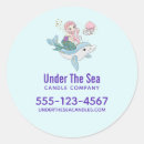 Search for mermaid dolphin stickers Under the sea