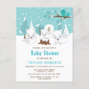 Recherche de flocons de neige blancs cartes postales Baby shower