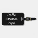 Search for let the adventure begin luggage tags Vacation