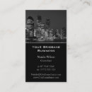 Search for city skyline business cards Black and white