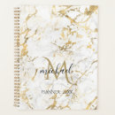Search for gold black and white planners Monogrammed