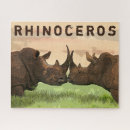Recherche de rhinoceros puzzles Nature