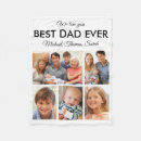 Search for fathers day blankets Best dad ever