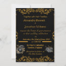 Search for special wedding invitations Gold
