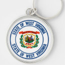 Search for west rounded keychains Flag