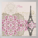 Recherche de tour eiffel rose posters Floral
