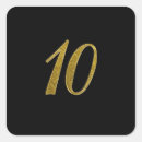 Search for number ten stickers 10th