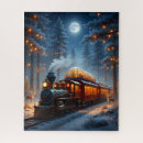 Search for christmas train puzzles Whimsical