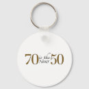 Search for 70th birthday keychains Seventy