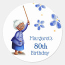 Search for 80th eighty 80 years old stickers Floral