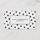Search for polka dot business cards Elegant
