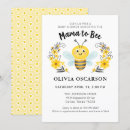 Search for yellow baby shower invitations Mommy to bee
