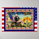 Search for vintage 4th of july posters Flag