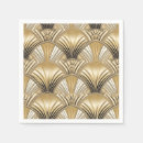 Search for art deco napkins Gold
