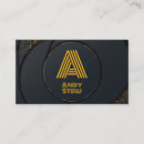 Search for golden business cards Minimalist