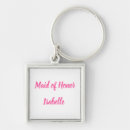 Search for maid of honour keychains Typography