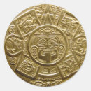 Recherche de symbole du soleil autocollants Aztèque