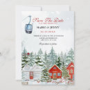 Search for winter wonderland save the dates Watercolor